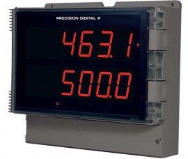Precision Digital PD2-6310-7H2 Helios 2-Relay Pulse Input Batch Controller, 12 to 24VDC-