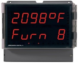 Precision Digital PD2-7000-7H0 Helios Large Display Temperature Meter-