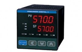 Precision Digital PD544-6RA-00 Nova Auto-Tune Process and Temperature Controller, relay/4 to 20 mA output, 3/16 DIN-