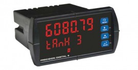 Precision Digital PD6081-6H2 ProVu Feet/Inches Super Snooper Modbus Scanner with dual analog inputs, 2 relays-