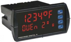 Precision Digital PD7000-6R5 ProVu 2-Relay Temperature Digital Panel Meter, 85 to 265VAC, 4 to 20mA Output-