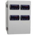 Precision Digital PDA2304 NEMA 4X Plastic Horizontal Enclosure for &amp;frac18; DIN digital panel meters, 4 cutouts-