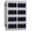 Precision Digital PDA2308 NEMA 4X Plastic Horizontal Enclosure for _ DIN digital panel meters, 8 cutouts-