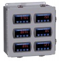 Precision Digital PDA2706 Steel NEMA 4 Horizontal Enclosure, 13.5 x 12.9 x 6in, 6 Cutouts-