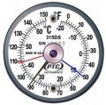 PTC Instruments 315DSMM Dual-Scale Magnetic Surface Thermometer with max-min hands, 0 to 150&amp;deg;F/-20 to 65&amp;deg;C-