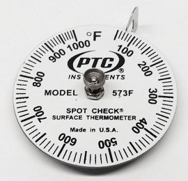 PTC Instruments 573F Spot Check Thermometer, 50 to 1,000&amp;deg;F-