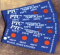 PTC Instruments 612.7 Temperature Labels, 4-spot (270&amp;deg;F, 280&amp;deg;F, 290&amp;deg;F, 300&amp;deg;F)-