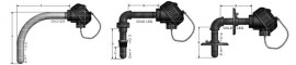 Pyromation K8A-24-30 Angle Thermocouple, 24"-