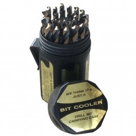 Qualtech DWD29J-CO-PC Split Point Drill Bit Set, 1/16" to 1/2", Cobalt-