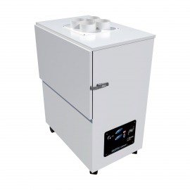 QUATRO SPM504-4 Multi-User Solder Fume Extractor with Silencer and Industrial Casters, 1100 m<sup>3</sup>/h/475 CFM-