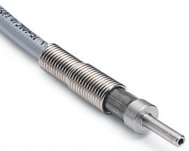 Ralston 1S1S-HOS-10ft Quick-Test Hose, 0.13" stainless-steel tube stub ends, 10' L-