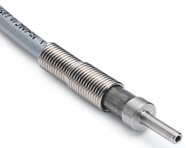Ralston 1S1S-HOS-2ft Quick-Test Hose, 0.13" stainless-steel tube stub ends, 2' L-