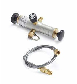 Ralston DP0V Pneumatic Hand Pump with 3&#039; hose, &amp;frac14;&amp;quot; male NPT, 125 psi-