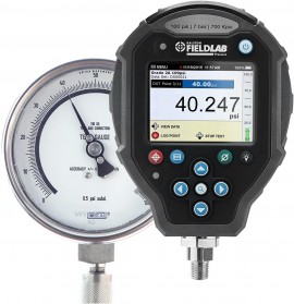 Ralston FLP1-GF-2M FieldLab Digital Pressure Calibrator with &amp;frac14;&amp;quot; male NPT bottom connection, 30 psi-