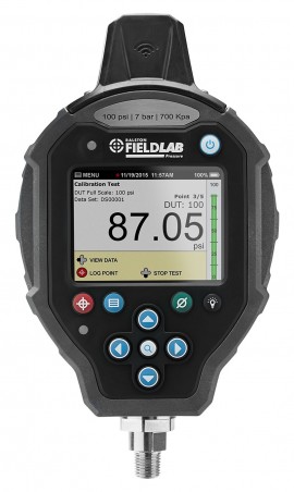 Ralston FLP1-GJ-QF-W1 FieldLab Pressure with wireless module installed, 100 psi, female Quick-Test bottom connection-