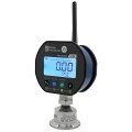 Ralston Field Gauge LC20 Digital Sanitary Pressure Gauge with Bluetooth, 15 psi, bottom connection-