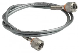 Ralston QSQS-HOS-3FT Tuyau microbore Quick-test avec extr&amp;eacute;mit&amp;eacute;s en acier inoxydable, 6 900 psi, 0.91 m-
