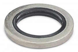 Ralston QTHA-3BR-RS Steel RS Bonded Seal Ring, 0.38&quot; male-