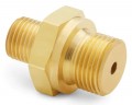Ralston QTHA-3MB0-RS G Male BSPP (ISO 228/1) x Male Quick-Test Adapter, 0.38&quot;, brass-