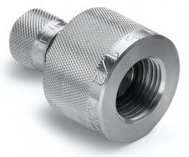 Ralston QTHA-4FSA-RG-QD Female BSPP Quick-Disconnect x Female Quick-Test Adapter, 0.5&quot;, stainless steel-