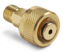 Ralston QTHA-MTB0-12mm Male Tube Fitting x Male Quick-Test Adapter, 12 mm, brass-
