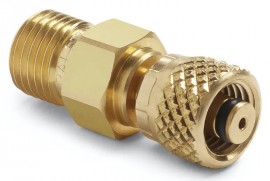 Ralston QTHA-MTB0-6mm Raccord de tube x adaptateur Quick-Test m&amp;acirc;le, 6 mm, laiton-