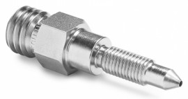 Ralston XTHA-FRS0 UNF DP Transmitter x Male Quick-Test Adapter, 0.31&quot; (metric) to 24, stainless steel-