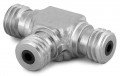 Ralston XTHA-HSTS Male Quick-Test XT x Male Quick-Test XT x Male Quick-Test XT Hose Tee Adapter, stainless steel-