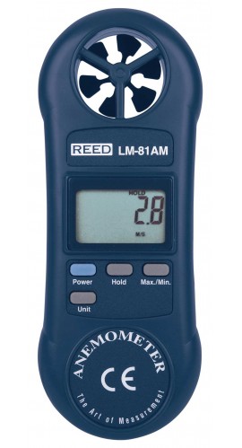 REED LM-81AM Compact Vane Anemometer-