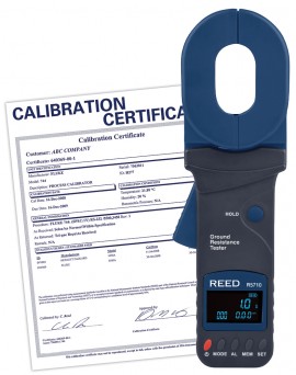 REED R5710-NIST Clamp-On Ground Resistance Tester,-