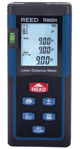 REED R8004 Laser Distance Meter, 131&#039; (40m)-