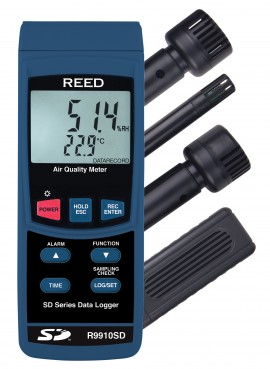 REED R9910SD Data Logging Air Quality Meter-