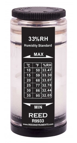 REED R9933 Norme d&#039;&amp;eacute;talonnage d&#039;humidit&amp;eacute;, 33 %-