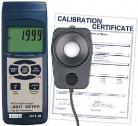 REED SD-1128 Light Meter/Data Logger,-