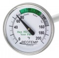 REOTEMP FG Backyard Compost Thermometer, 0 to 200&amp;deg;F, 16&amp;quot; stem-