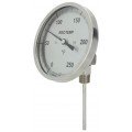 REOTEMP LL Adjustable Angle Bimetal Thermometer, 3&amp;quot; dial, 0 to 200&amp;deg;F/-10 to 90&amp;deg;C-