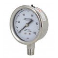 REOTEMP PM25 Industrial Stainless Steel Pressure Gauge, 2.5&amp;quot; dial, 0 to 160 psi/0 to 11 bar-