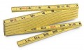 RIDGID 1619 Fiberglass Folding Rule, Outside Reading, 6'-