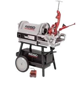 RIDGID 29898 300CA Power Drive Complete Threading Machine, 230 V-
