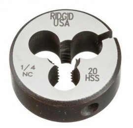 RIDGID 38335 Alloy RH Bolt Threader Button Die, UNC, 1⁄4-20-