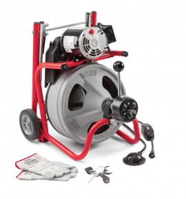 RIDGID 50123 K-400 Drum Machine with C-33IW, 115 V-