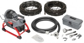 RIDGID 62378 K-5208 Machine &amp;agrave; d&amp;eacute;gager les drains sectionnelle avec accessoires-