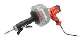 RIDGID K-45AF Sink Machine Drain Cleaner with Inner Core Cable with Inner Drum, 115V-