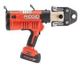 RIDGID RP 340 Battery Press Tool Kit w/ ProPress Jaws, 1/2-2&amp;quot;-