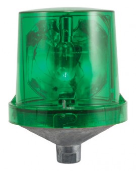 RKI 51-0053RK Rotating Alarm Light, federal signal 225-120V-G, 115 VAC-
