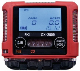 Rki 72 0309rkc Gx 09 2 Gas Monitor With Charger H Sub 2 Sub S Co