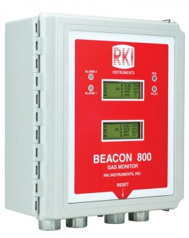 RKI Beacon 800 Eight-Channel Wall Mount Controller-