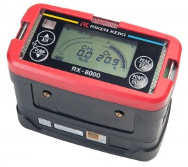 RKI RX-8000 Series Portable Sample Draw Gas Detector with lithium-ion battery pack/charger/methane calibration, 0 to 100 % volume CH<sub>4</sub>-