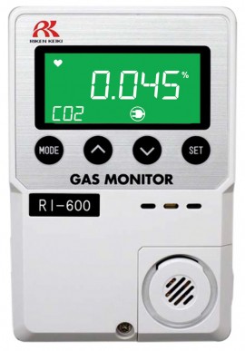 RKI 73-1205-20K RI-600 Stand Alone Carbon Dioxide Monitor, 0 to 2 % ppm, 24 V DC-