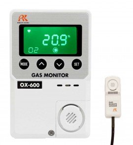 RKI OX-600 Moniteur d&#039;oxyg&amp;egrave;ne autonome, 0 &amp;agrave; 25 %-